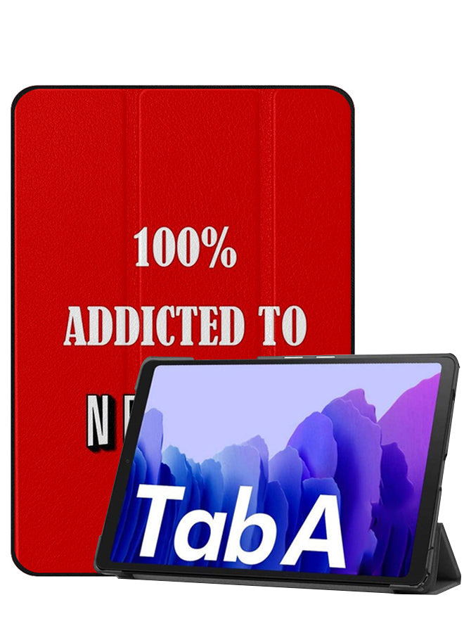Samsung Galaxy Tab A8 10.5 (2021) Case Cover 100 % Addicated To Netflix