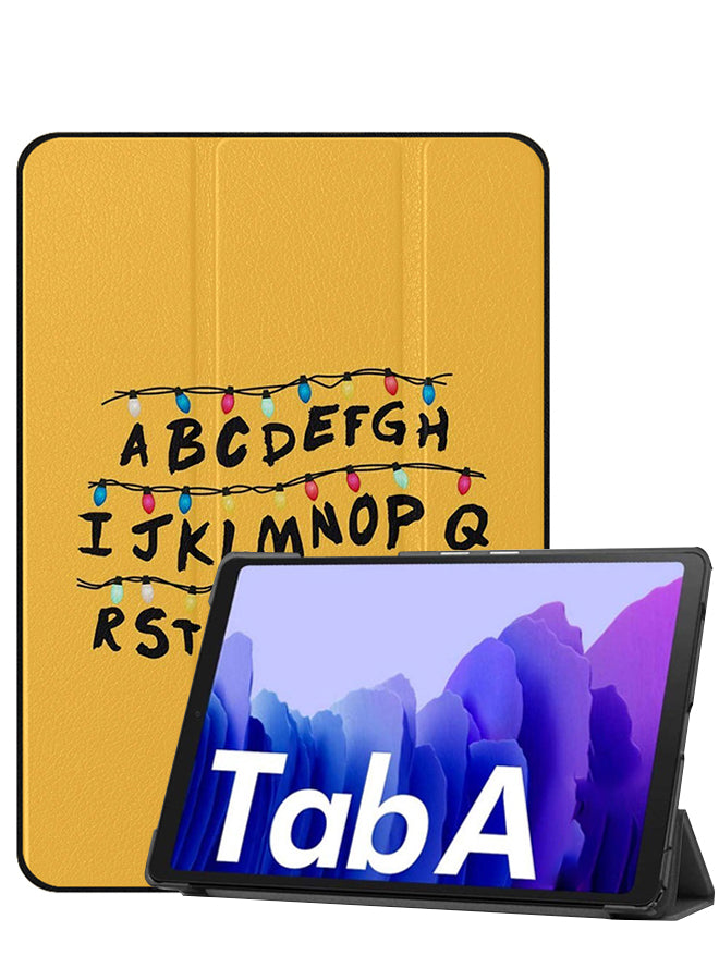 Samsung Galaxy Tab A7 10.4 (2020) Case Cover Abcd Yellow