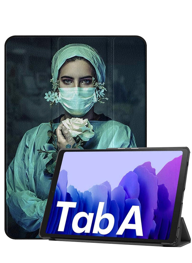 Samsung Galaxy Tab A8 10.5 (2021) Case Cover Nurse Hold White Rose