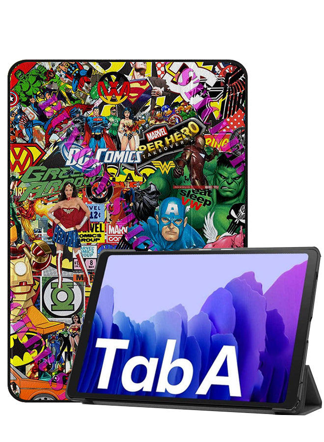 Samsung Galaxy Tab A8 10.5 (2021) Case Cover Super Heros Comics 02