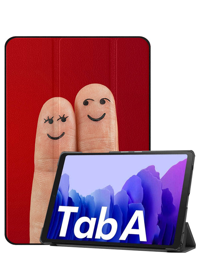 Samsung Galaxy Tab A7 10.4 (2020) Case Cover Two Finger Heart