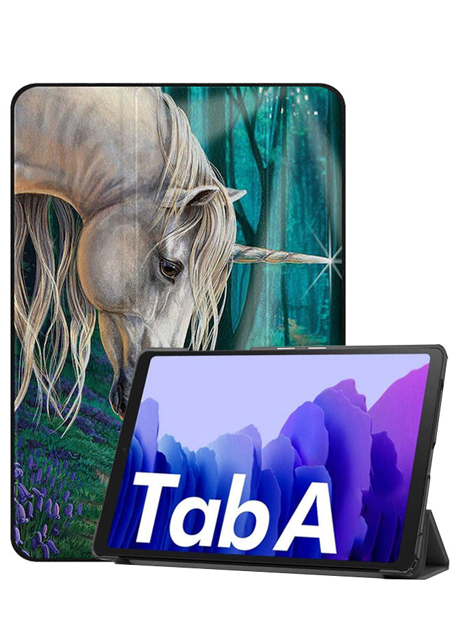 Samsung Galaxy Tab A8 10.5 (2021) Case Cover Unicorn Girl Loving Her Unicorn
