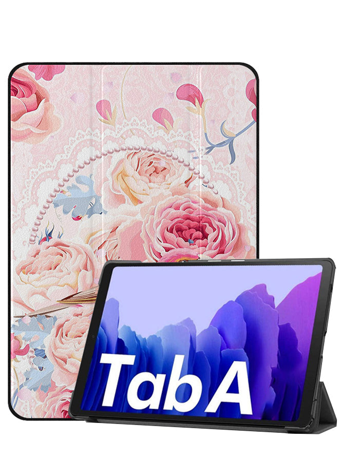 Samsung Galaxy Tab A8 10.5 (2021) Case Cover Bird In Pink Flowers