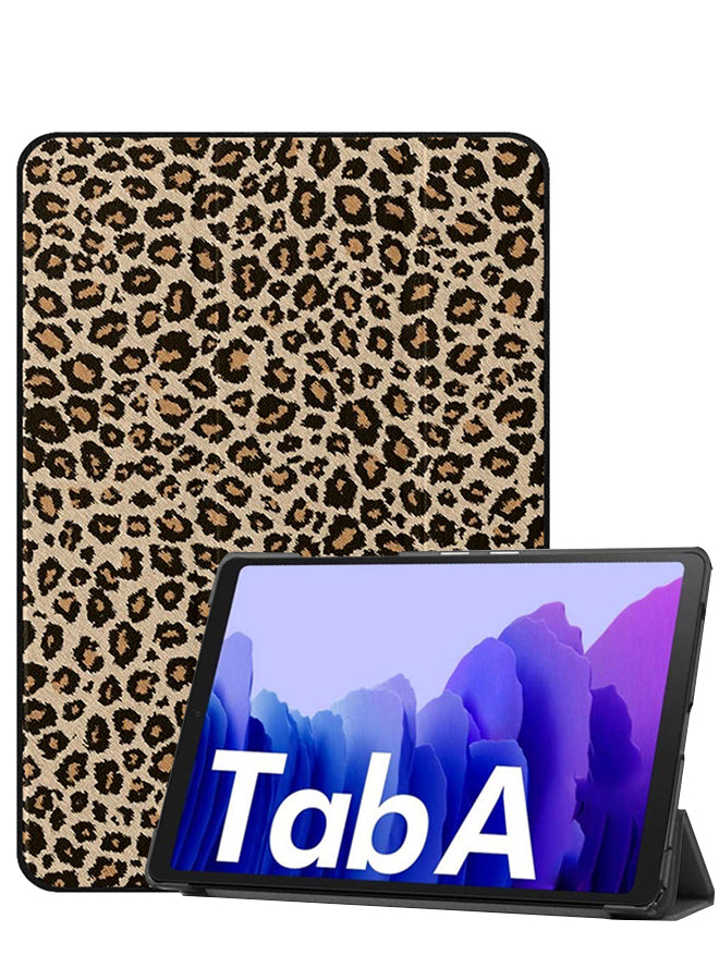 Samsung Galaxy Tab A8 10.5 (2021) Case Cover Brown Leopard Pattern