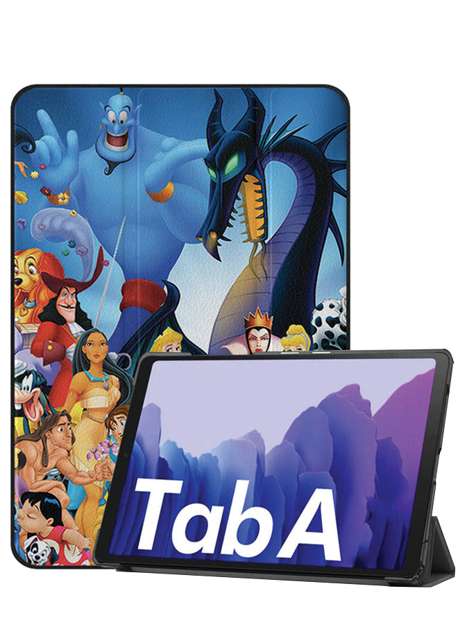 Samsung Galaxy Tab A8 10.5 (2021) Case Cover Cartoon Characters All Together
