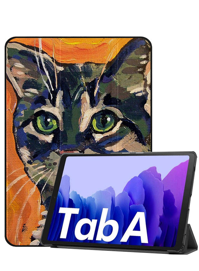 Samsung Galaxy Tab A8 10.5 (2021) Case Cover Cat Paint Art
