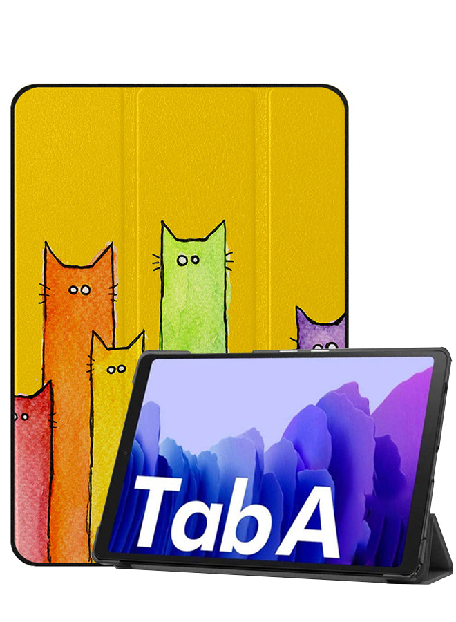 Samsung Galaxy Tab A8 10.5 (2021) Case Cover Colorfull Cats Art