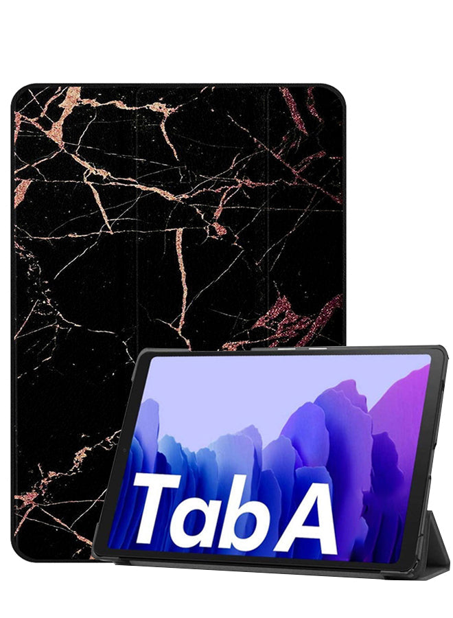 Samsung Galaxy Tab A8 10.5 (2021) Case Cover Cracks On Black Marble