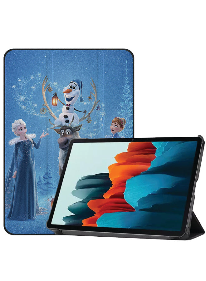 Samsung Galaxy Tab S8 Case Cover Elsa Anna And Olaf