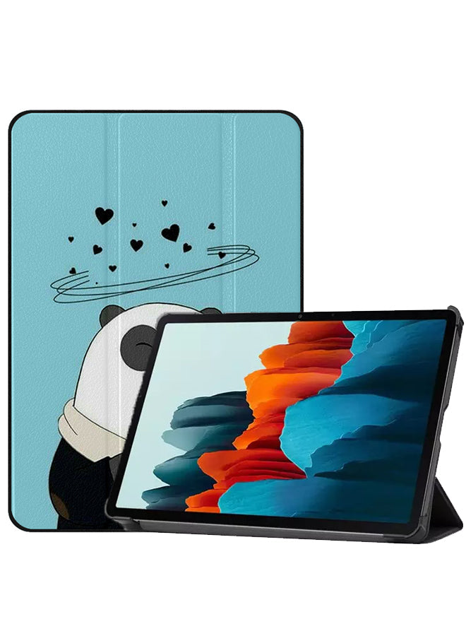 Samsung Galaxy Tab S8 Case Cover Feeling Relax While Drinking