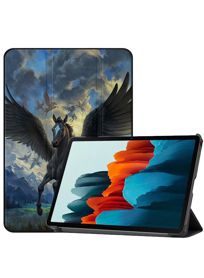 Samsung Galaxy Tab S8 Case Cover Flying Horses