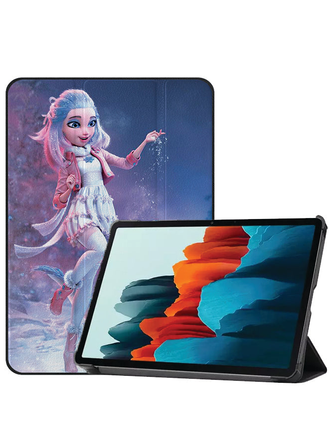 Samsung Galaxy Tab S8 Case Cover Girl And Dragon