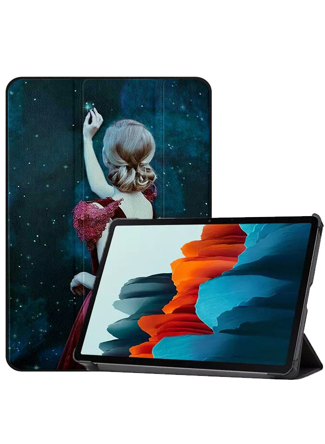 Samsung Galaxy Tab S8 Case Cover Girl Touching Star