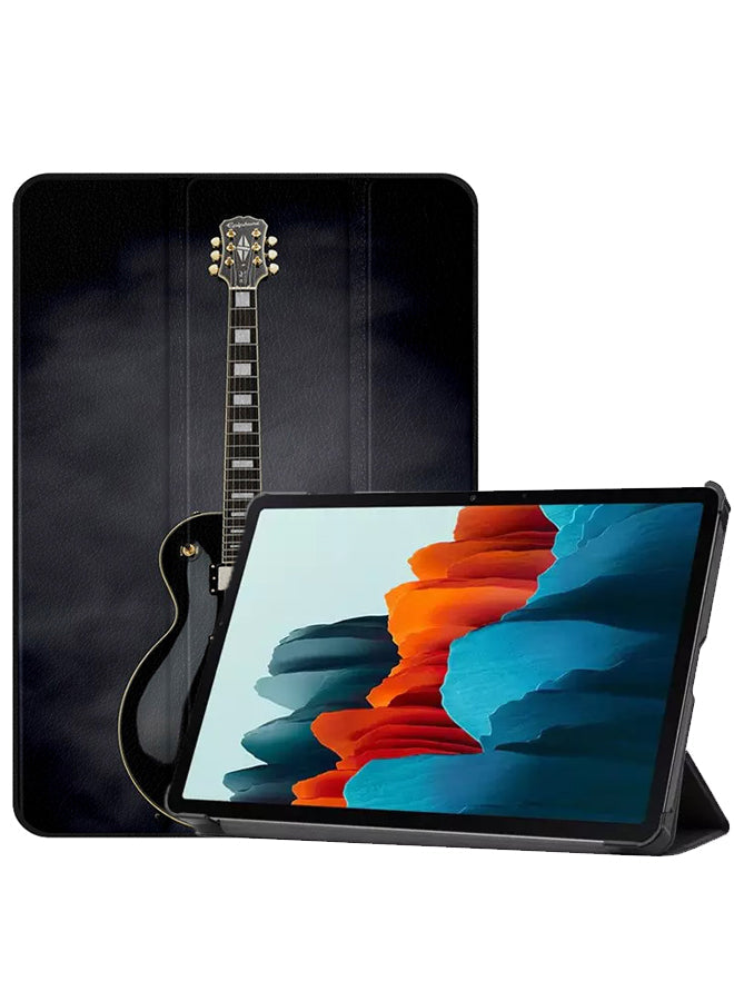 Samsung Galaxy Tab S8 Case Cover Guitar Black