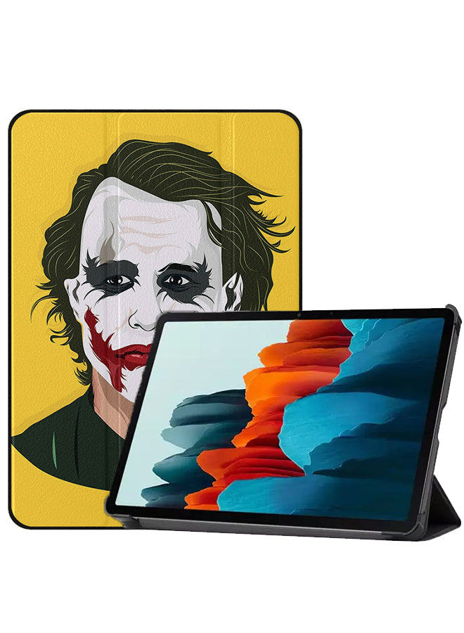 Samsung Galaxy Tab S8 Case Cover Joker Paint Serious Look