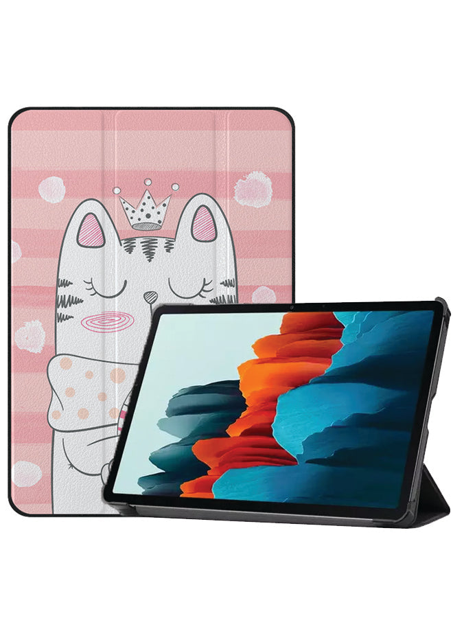 Samsung Galaxy Tab S8 Case Cover Lady Cat