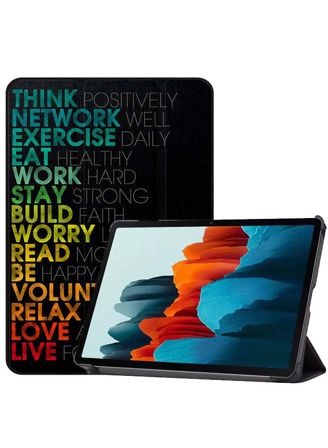 Samsung Galaxy Tab S8 Case Cover Life Style Quote