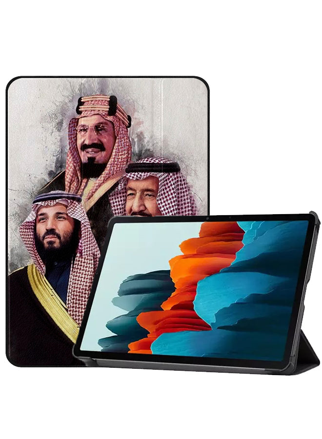 Samsung Galaxy Tab S8 Case Cover Mbs King Salman & King Abdul Aziz