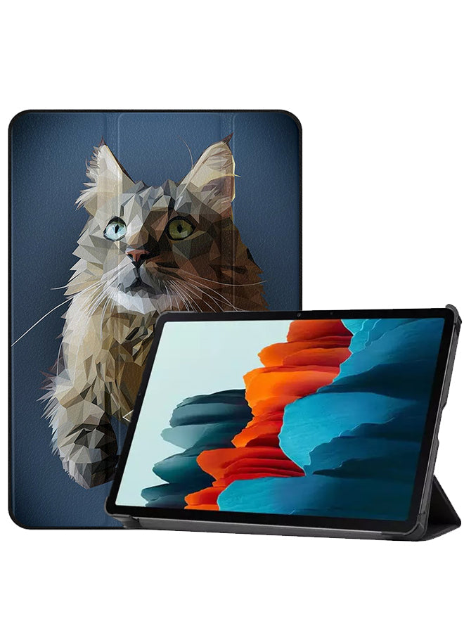 Samsung Galaxy Tab S8 Case Cover Moasic Cat