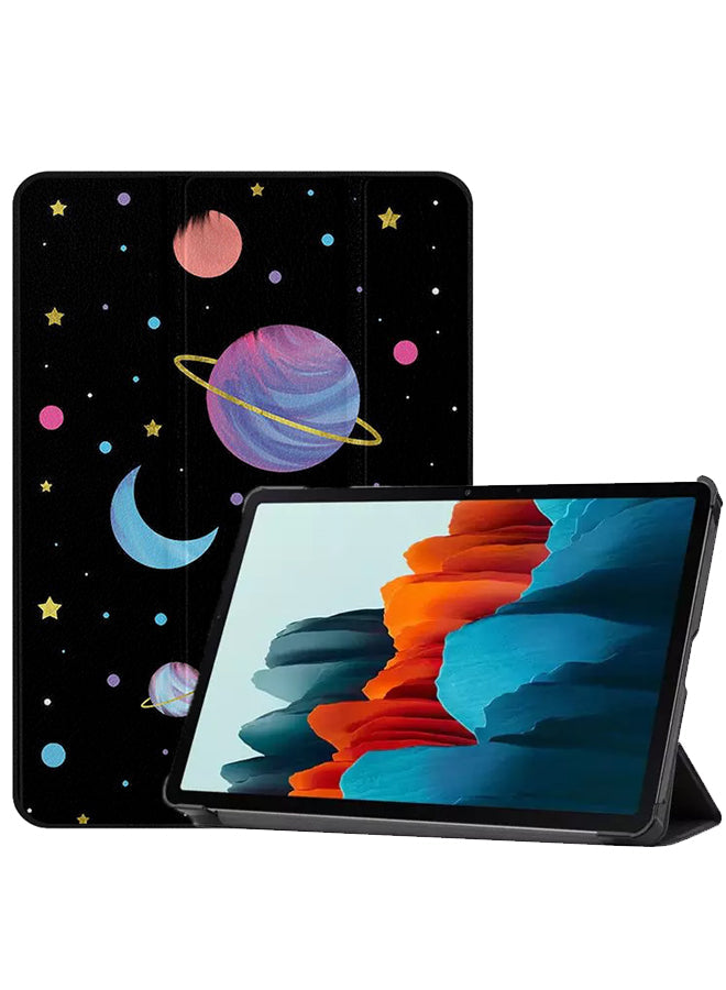 Samsung Galaxy Tab S8 Case Cover Moon In Space Art