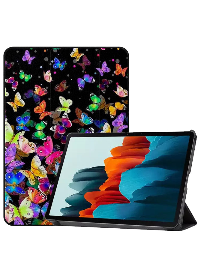 Samsung Galaxy Tab S8 Case Cover Multi Color Small Butterflies