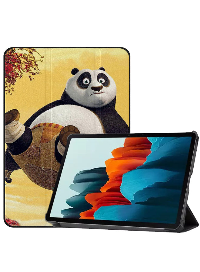 Samsung Galaxy Tab S8 Case Cover Panda Kicked