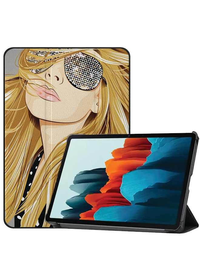 Samsung Galaxy Tab S8 Case Cover Partying Girl