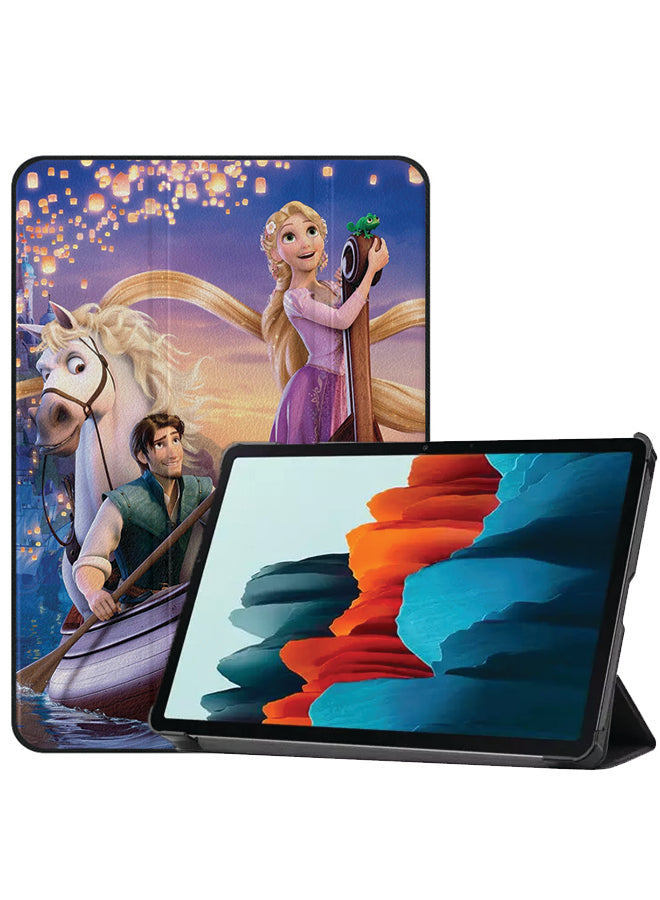 Samsung Galaxy Tab S8 Case Cover Rapunzel On Boat