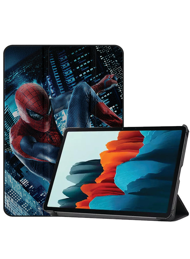 Samsung Galaxy Tab S8 Case Cover Spider Man In Action