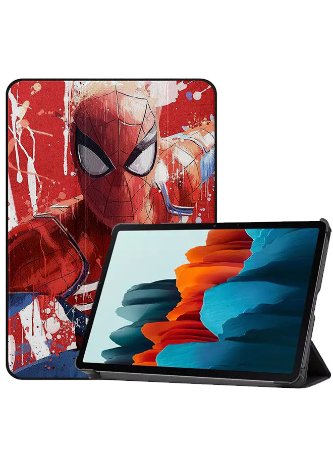Samsung Galaxy Tab S8 Case Cover Spiderman Paint