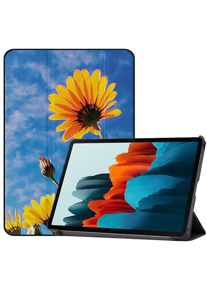 Samsung Galaxy Tab S8 Case Cover Sunflowers