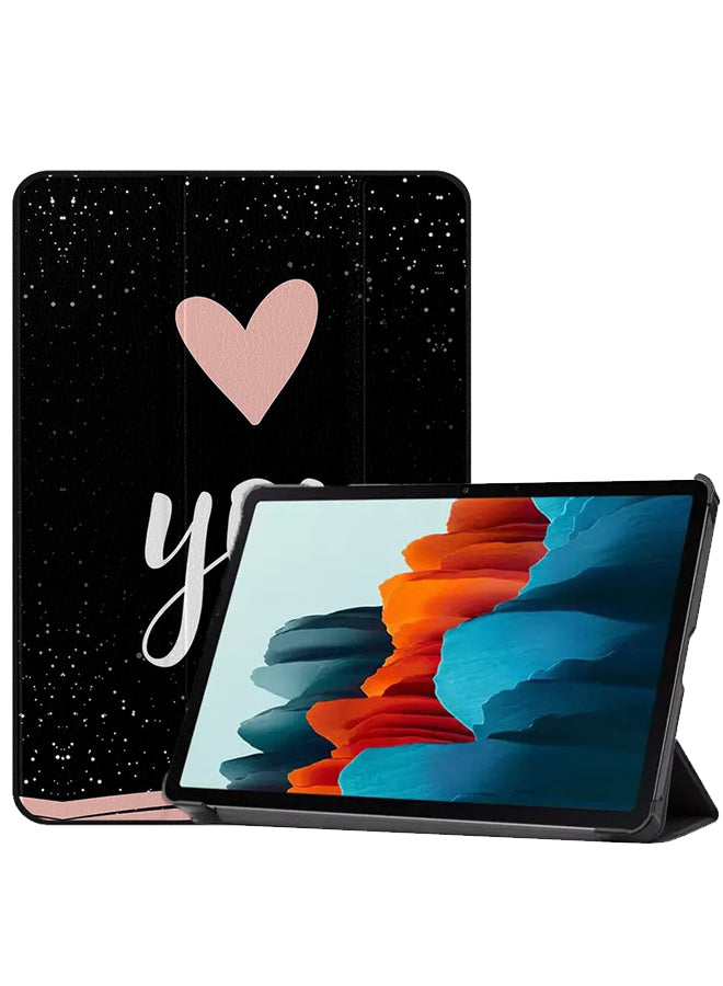 Samsung Galaxy Tab S8 Case Cover You & Pink Heart