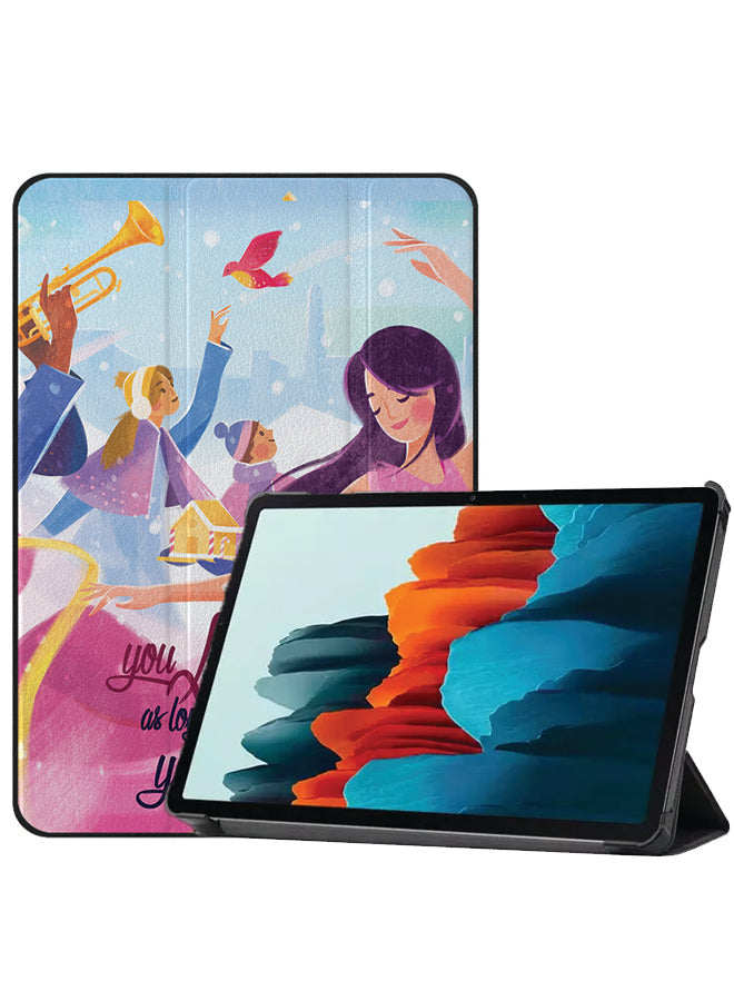 Samsung Galaxy Tab S8 Case Cover You Live As Long As You Dance