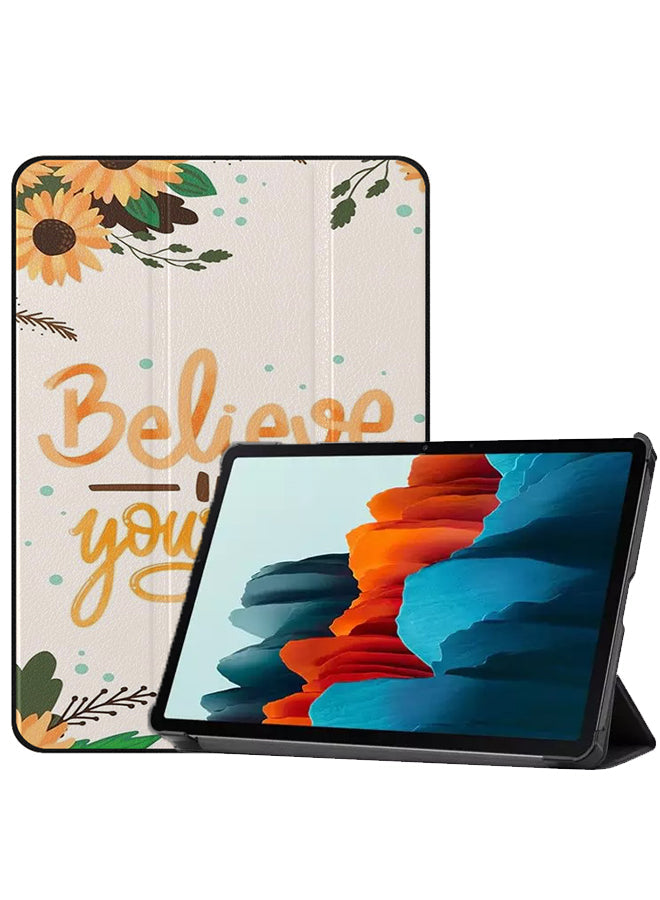 Samsung Galaxy Tab S8 Case Cover Believe Yourself