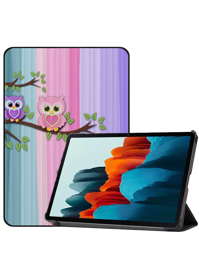Samsung Galaxy Tab S8 Case Cover Cute Owls