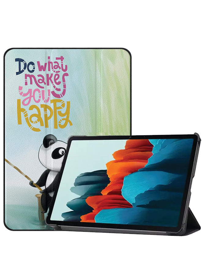 Samsung Galaxy Tab S8 Case Cover Do What Makes You Happy Pandas