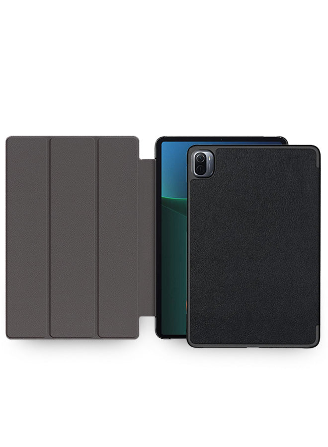 Xiaomi Pad 5 Pro Case Cover Grey Black Blue Paint Pattern