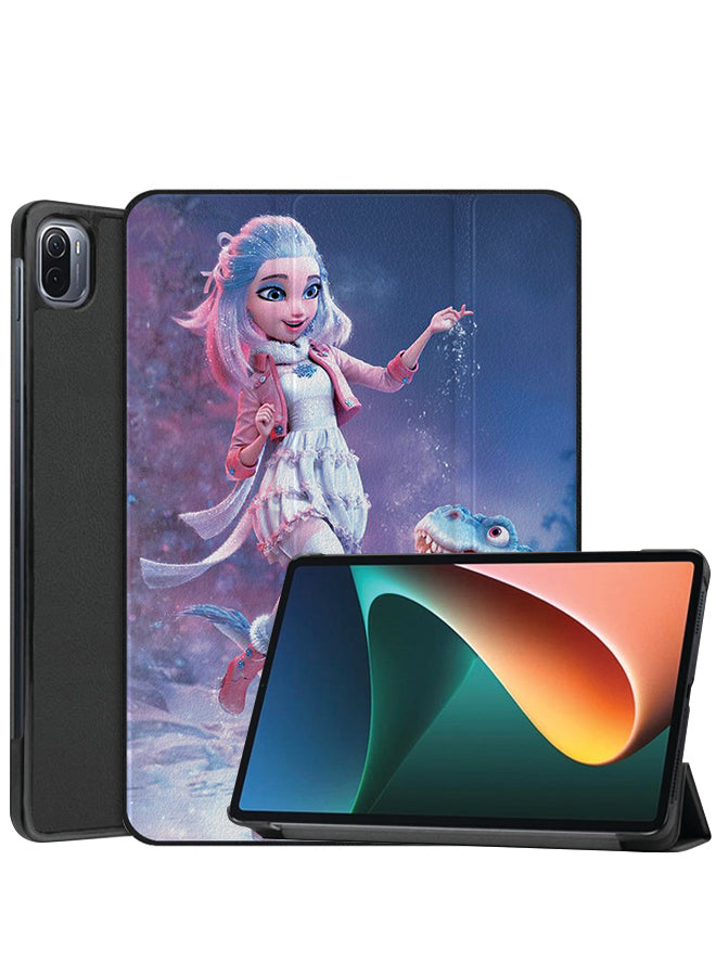Xiaomi Pad 5 Pro Case Cover Girl And Dragon