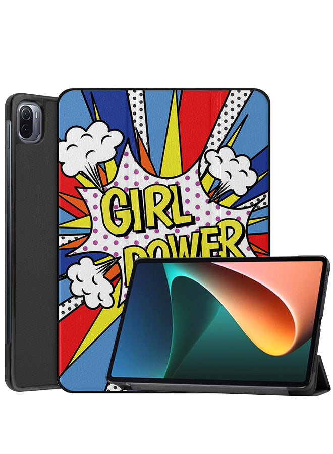 Xiaomi Pad 5 Pro Case Cover Girl Power Art