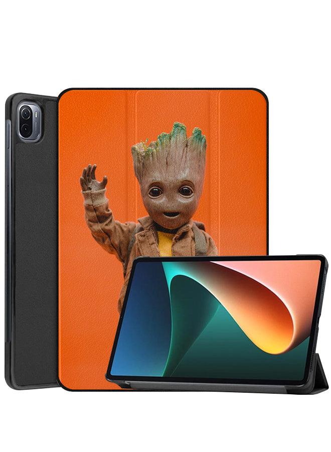 Xiaomi Pad 5 Pro Case Cover Groot Orange Bg