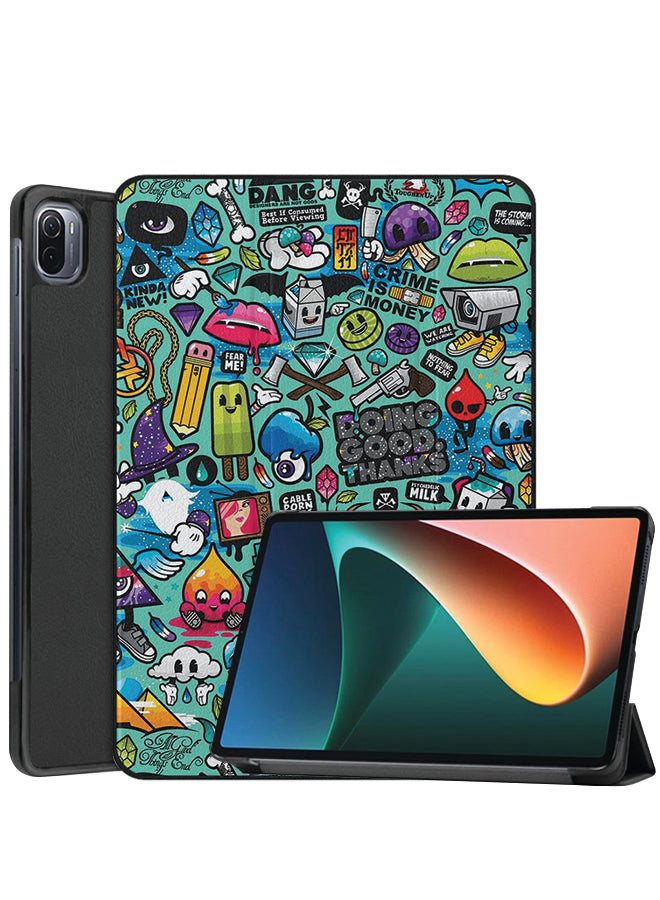 Xiaomi Pad 5 Pro Case Cover Kids Doodle