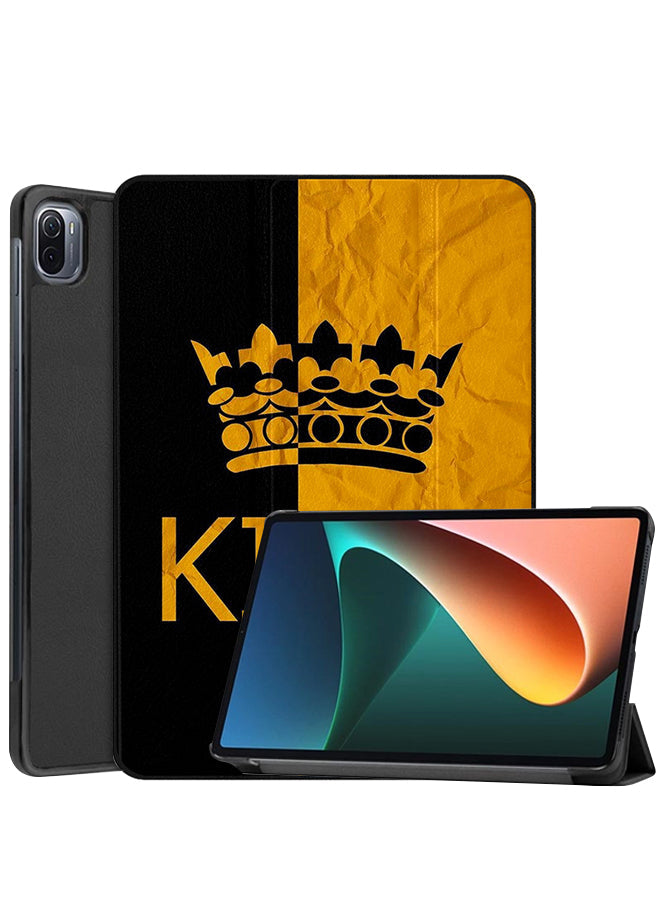 Xiaomi Pad 5 Pro Case Cover King Yellow & Black