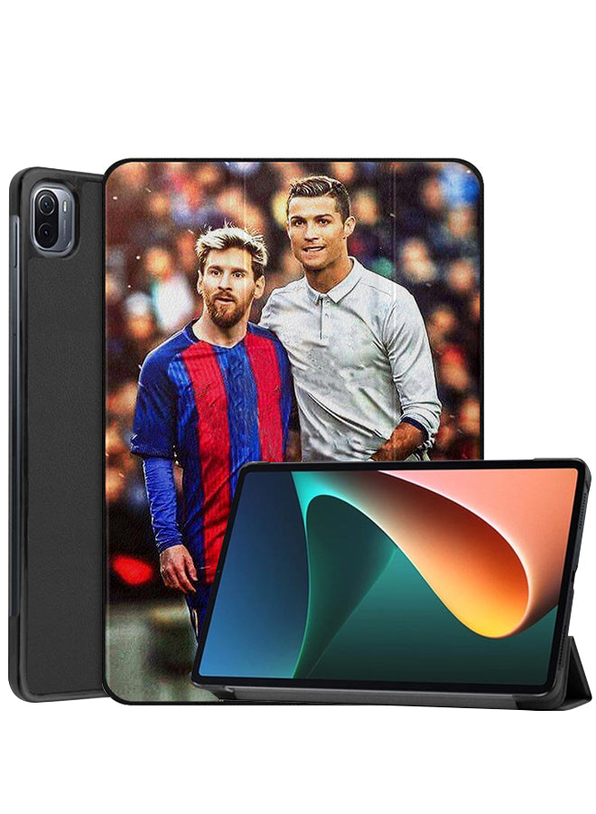 Xiaomi Pad 5 Pro Case Cover Messi & Ronaldo