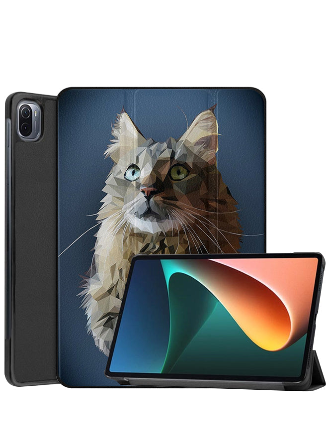 Xiaomi Pad 5 Pro Case Cover Moasic Cat