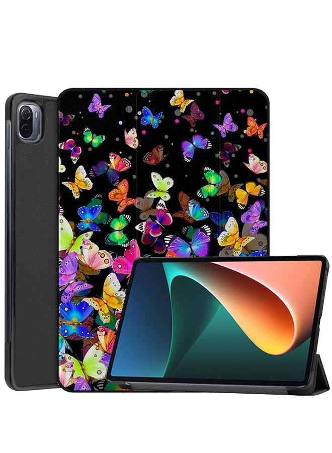 Xiaomi Pad 5 Pro Case Cover Multi Color Small Butterflies