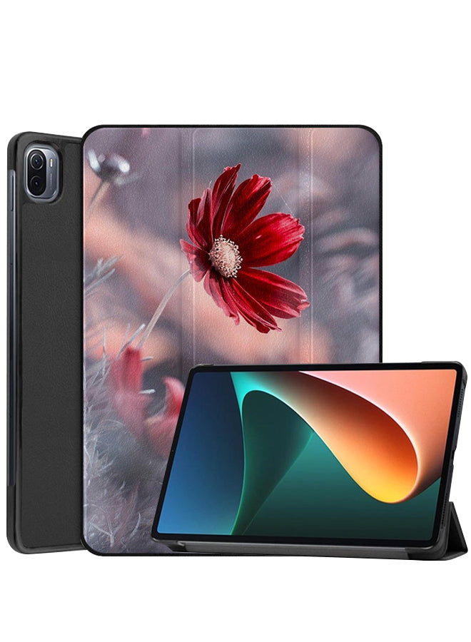 Xiaomi Pad 5 Case Cover Red Flower