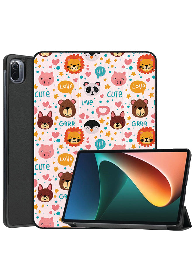 Xiaomi Pad 5 Case Cover Teddy Katie