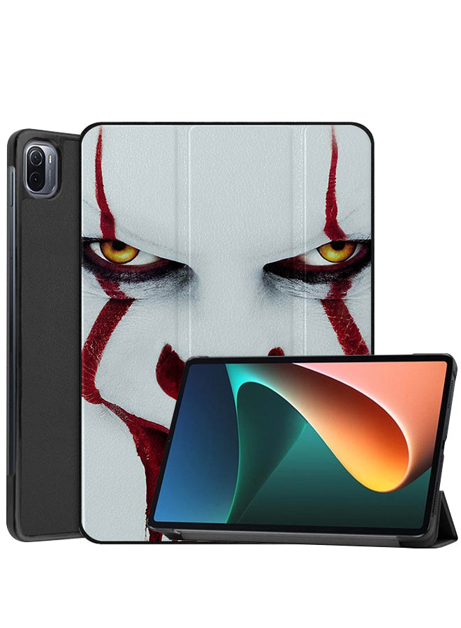 Xiaomi Pad 5 Pro Case Cover White & Red Face