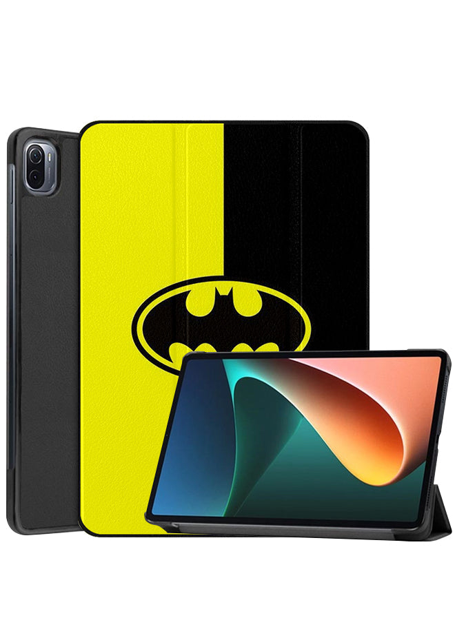 Xiaomi Pad 5 Pro Case Cover Batman Logo Black & Yellow