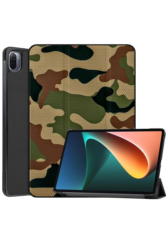 Xiaomi Pad 5 Pro Case Cover Camouflagtexture